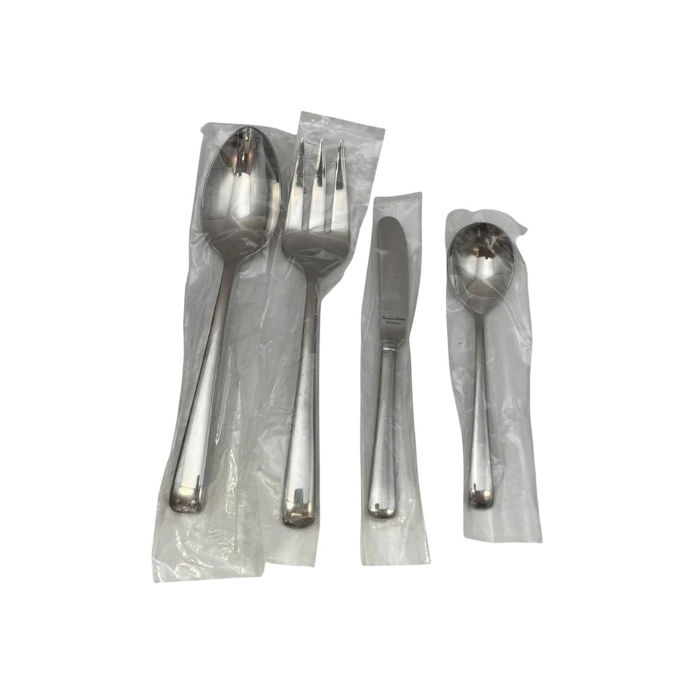 Monique Lhuillier Waterford Hostess Set 4pc ML Atelier‎  New Stainless Steel